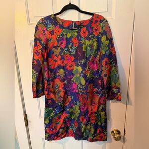 J. Crew Multicolor Floral Dress
